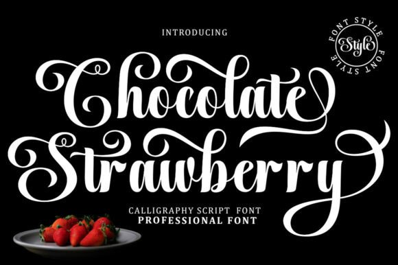 Chocolate Strawberry: A Premium Script Font for Web Design