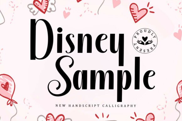 Disney Sample: The Elegant Script Font for Your Brand