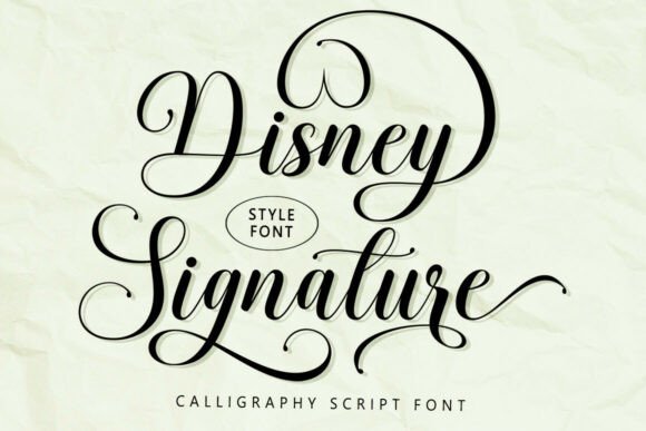 Disney Signature: A Cinematic Script Font for Web Design