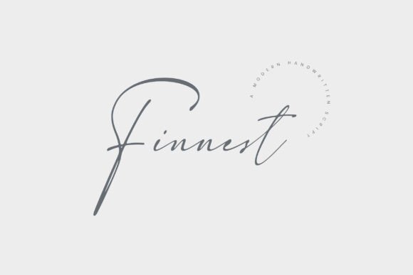 Finnest: The Elegant Script Font for Crafters