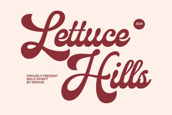 Lettuce Hills: A Bold Script Typeface for Editors