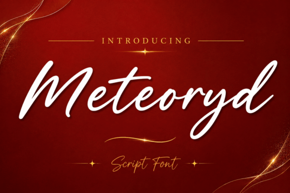 Meteoryd: The Modern Script Font for Marketers