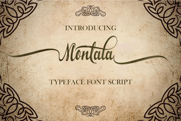 Montala: A Luxury Script Typeface for Editorial Design