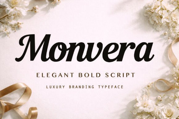 Monvera: The Bold Script Font for Editorial Luxury