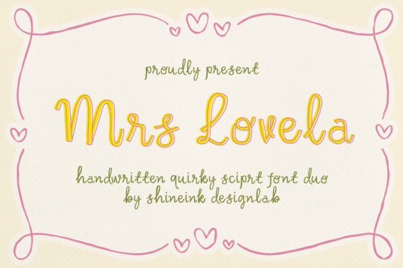 Mrs Lovela: A Sweet Script Font for Small Business Branding