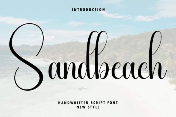 Sandbeach: A Sophisticated Script Font for Elegant Brand Campaigns