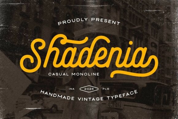 Shadenia: A Vintage-Style Font for Modern Makers and Handmade Brands