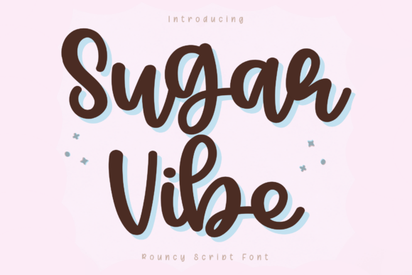 Sugar Vibe: A Bouncy Script Font for Modern Editorial