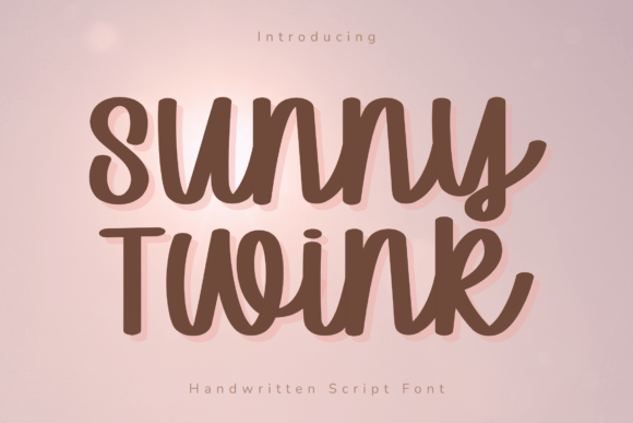 Sunny Twink: A Warm Script Font for Modern Design