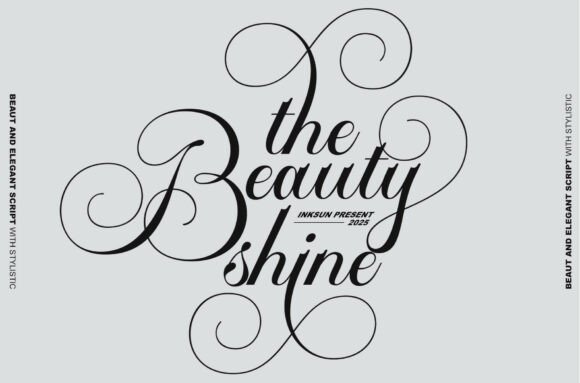 The Beauty Shine: A Handwritten Script Font for Elegant Web Design