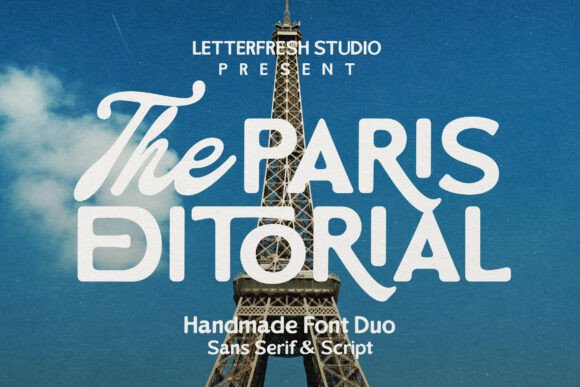 The Paris Editorial: A Sweet and Gentle Font Duo for Modern Editorial Design