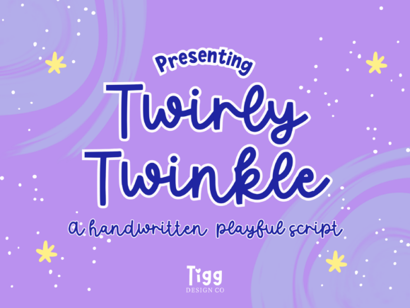 Twirly Twinkle: A Dreamy Script Font for Makers