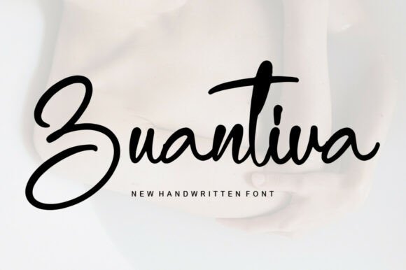 Zuantiva: A Refined Script Font for Editorial Design